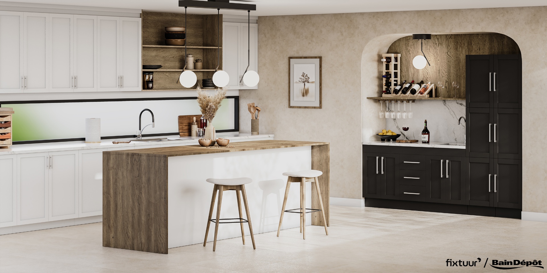 Fixtuur — Bain Dépôt kitchen island