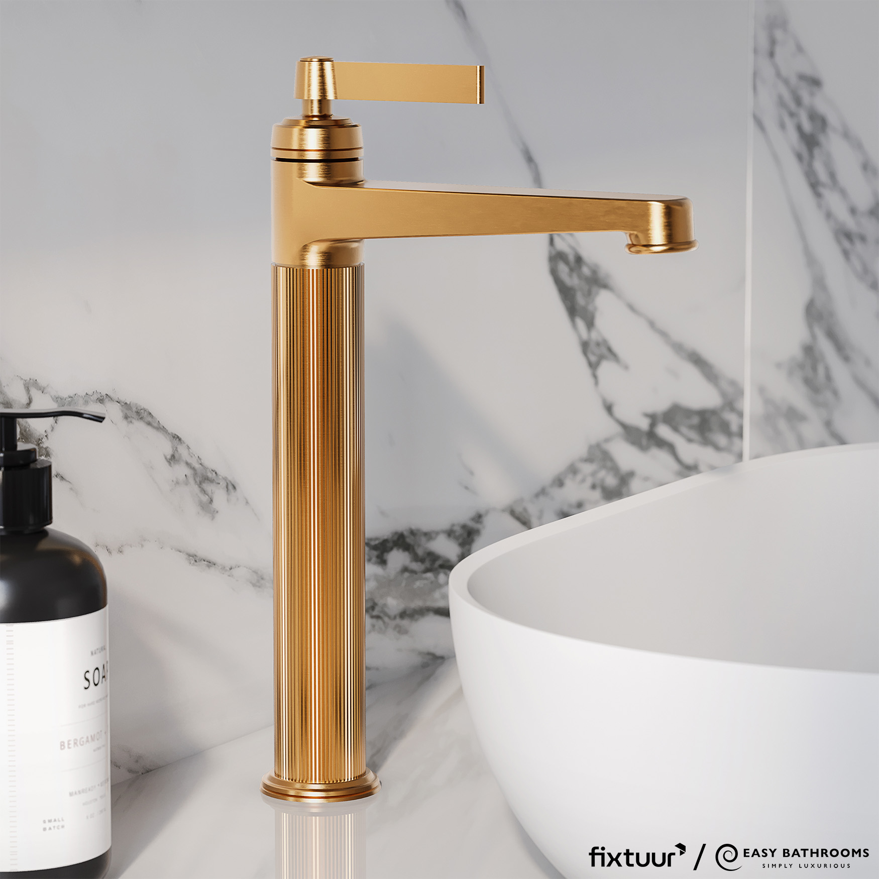 Fixtuur — Easy Bathrooms brass tap