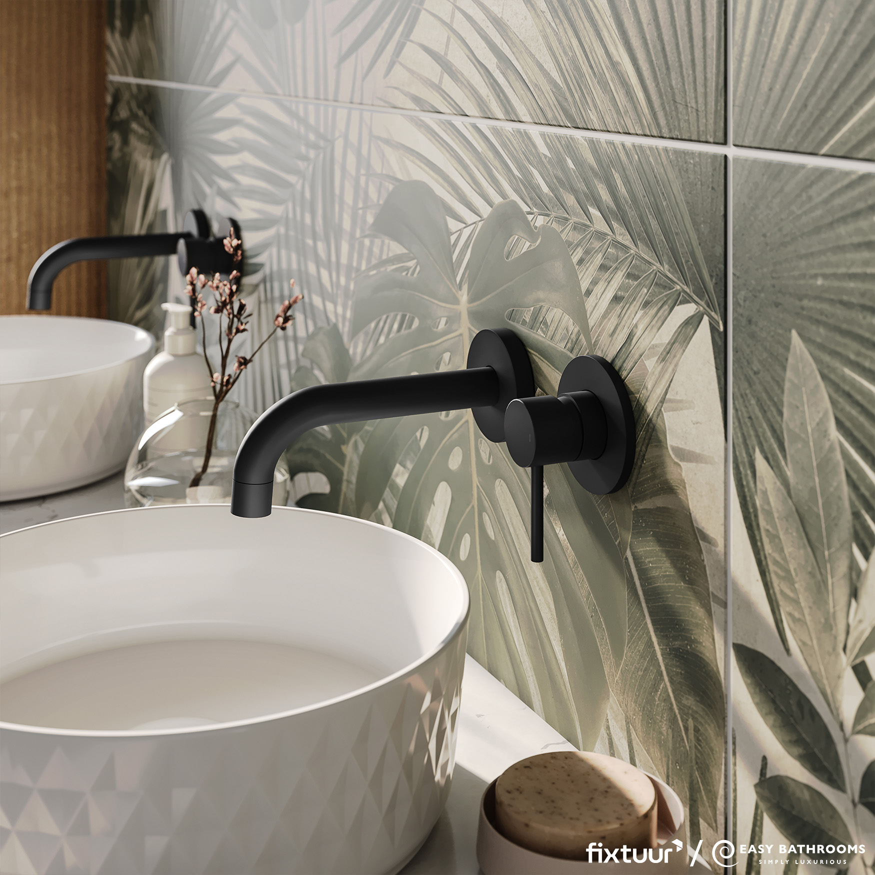 Fixtuur — Easy Bathrooms tropical tile detail