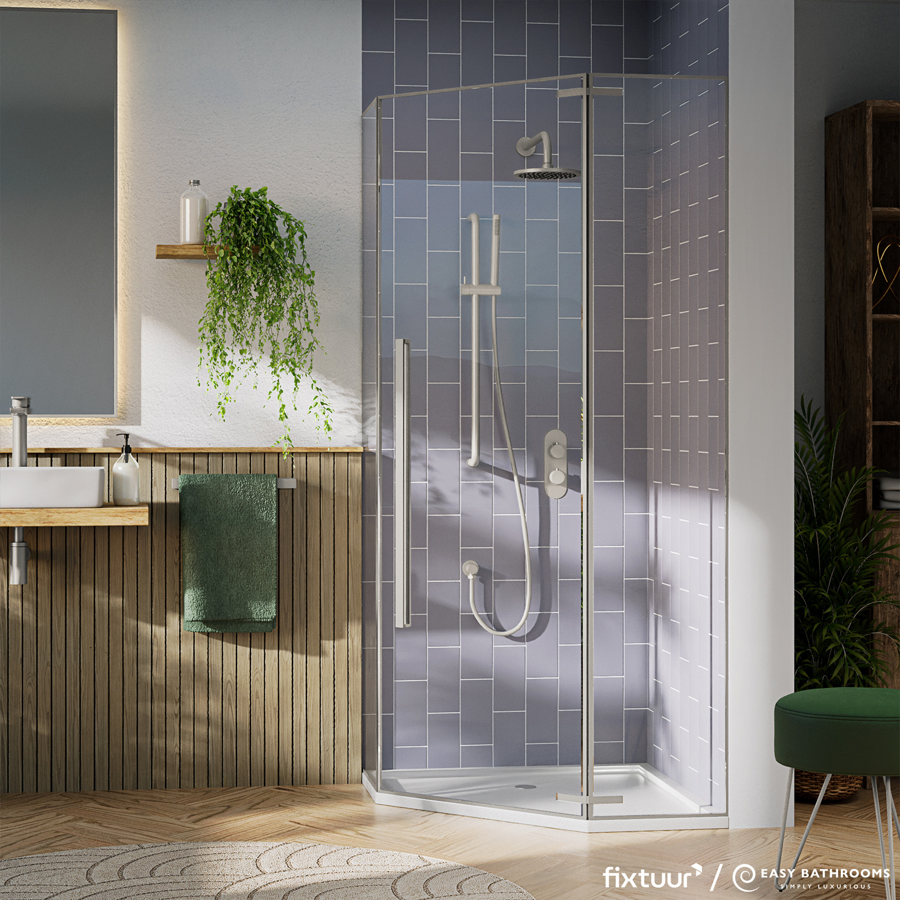 Fixtuur — Easy Bathrooms shower enclosure