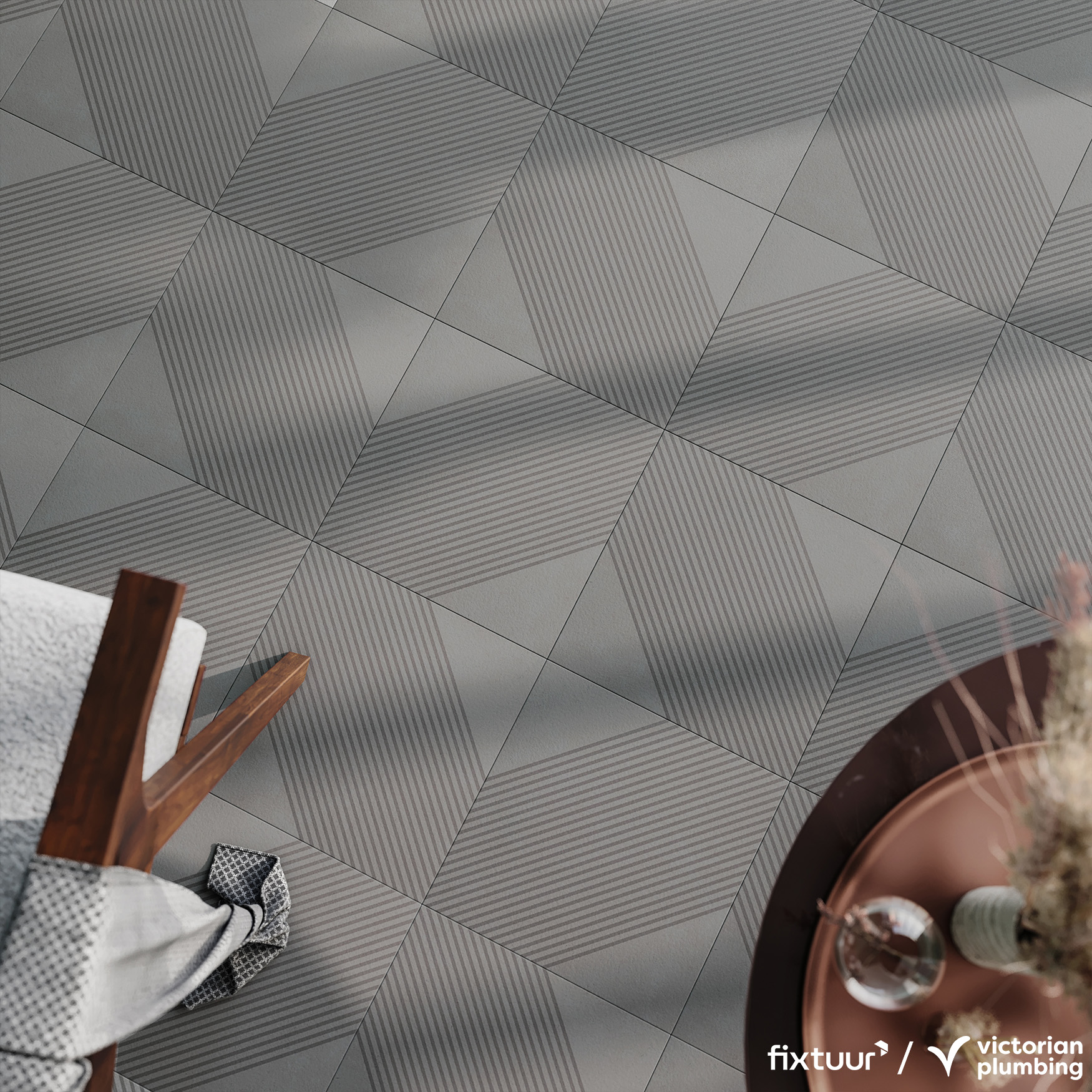 Fixtuur — Victorian Plumbing patterned tile
